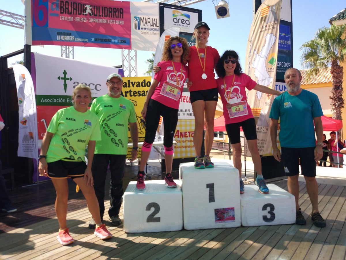 Podium de Marcha Nórdica
