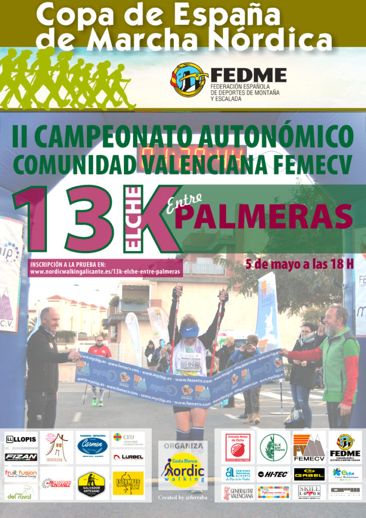 13K-Elche-entre-palmeras-Campeonato-de-España-de-Marcha-Nórdica