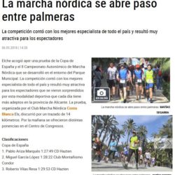 Articulo del Diario Información de la competición.