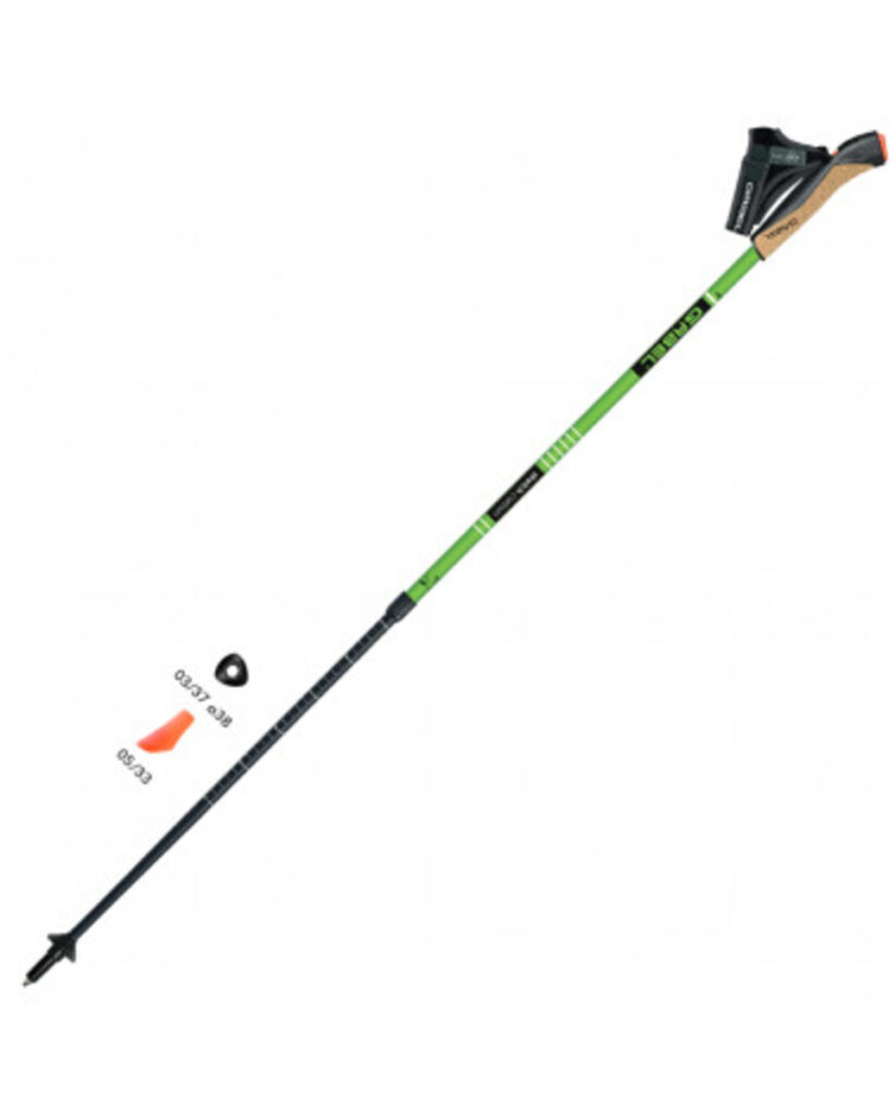 Bastones telescópicos 75-130cm GABEL Strech Lite Carbon para marcha nórdica