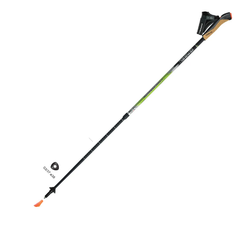 Bastones telescópicos 75-130cm GABEL Strech Lite para marcha nórdica
